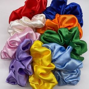 Set of 3 Handmade Scrunchies / Make Your Pack of Scrunchies / Ponytail Holders